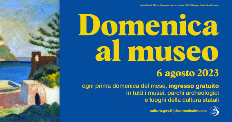domenica al museo agosto gratis