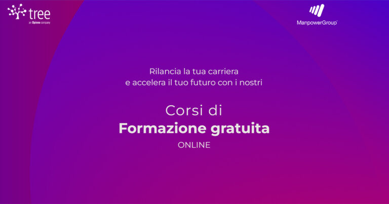 tree corsi di formazione gratuita manpower