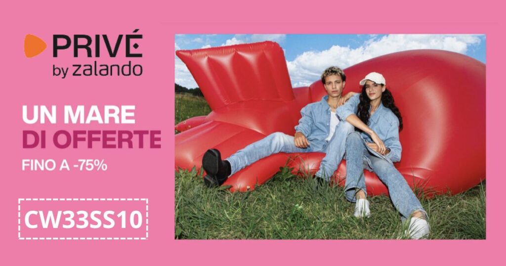 zalando privé codice sconto 