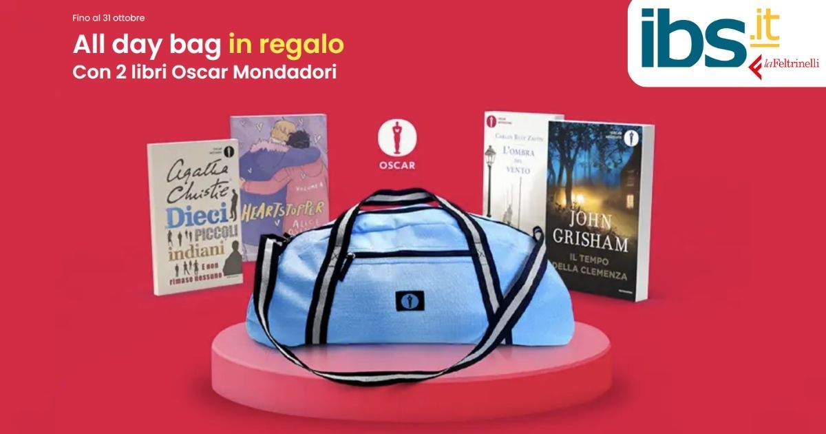 IBS: acquista 2 libri Oscar Mondadori e ricevi in omaggio l'esclusiva All  day bag!