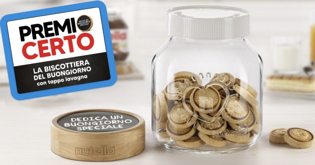 biscottiera nutella kinder 