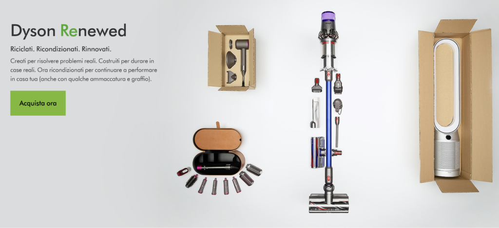 prodotti dyson ricondizionati 