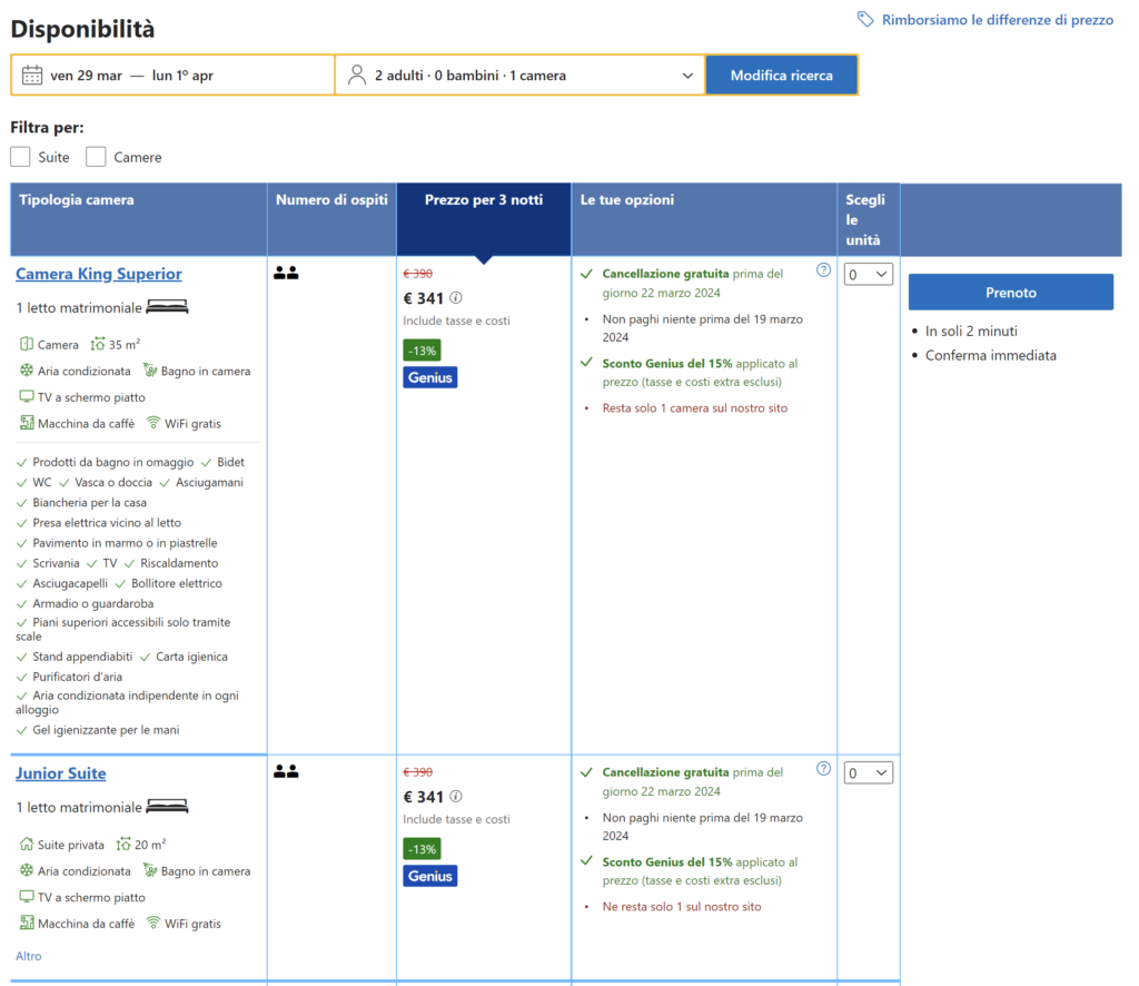 offerta venezia pasqua