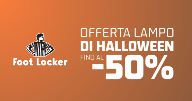 Foot Locker offerta halloween