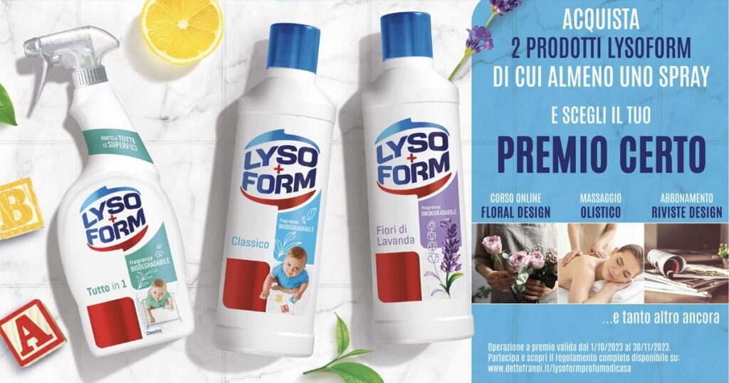 lysoform premio certo