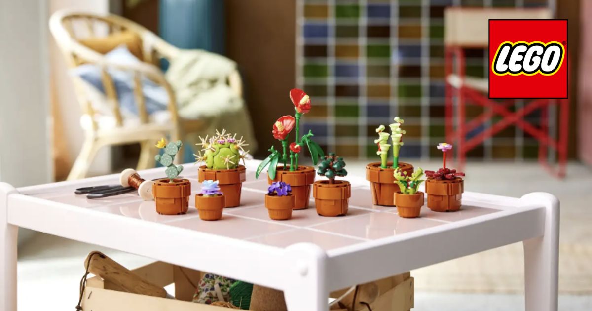 Prenota ora il nuovo set LEGO Piantine: 9 piante da costruire a