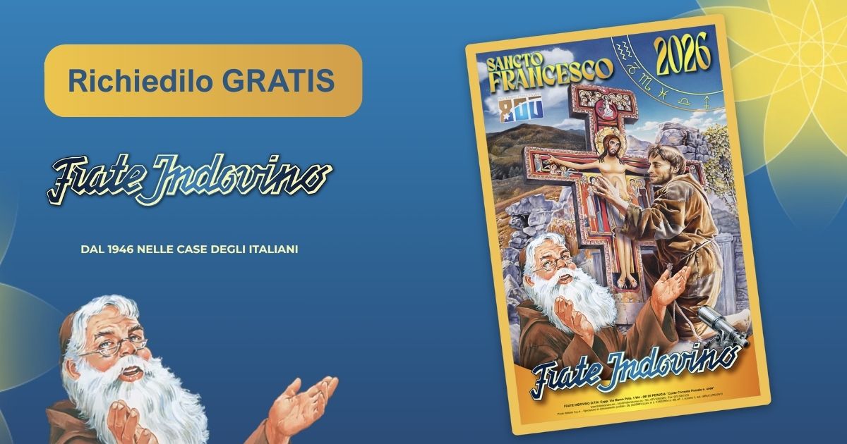 calendario 2026 frate indovino