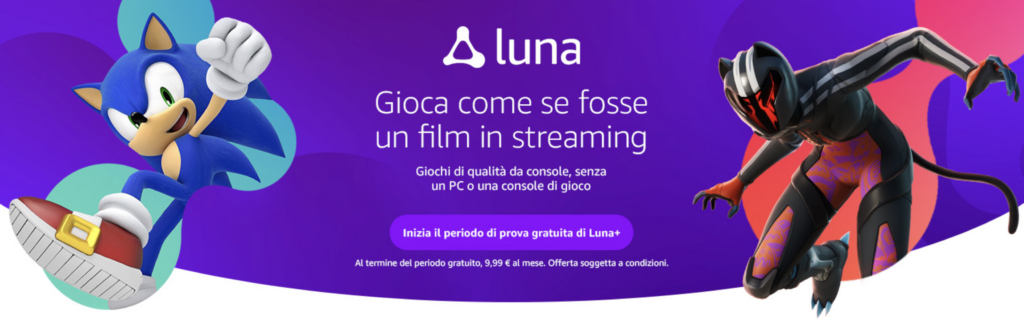 Amazon Luna come funziona