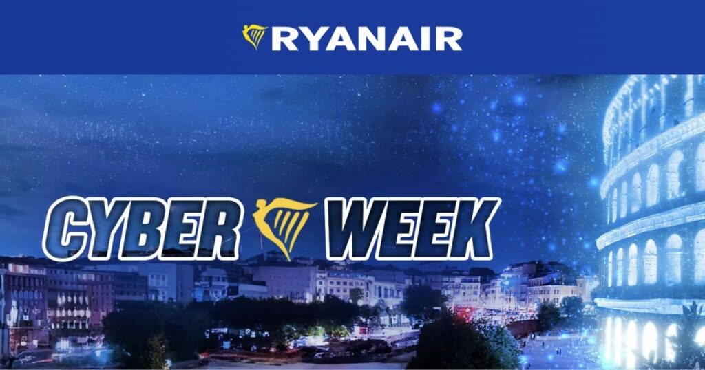 Cyber Week Ryanair 