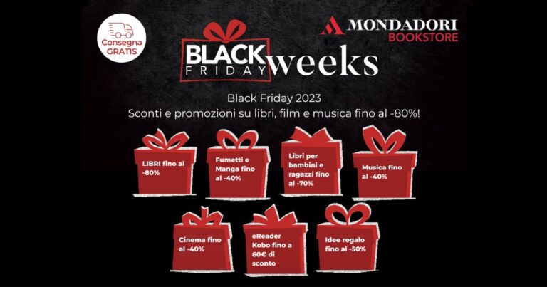 mondadori store black friday