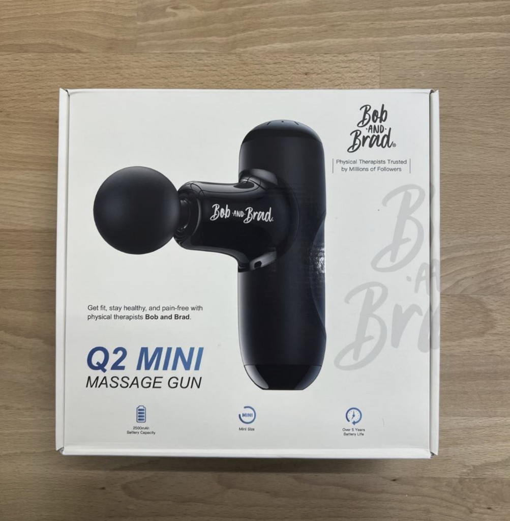 recensione pistola massaggio Bob and Brad Q2