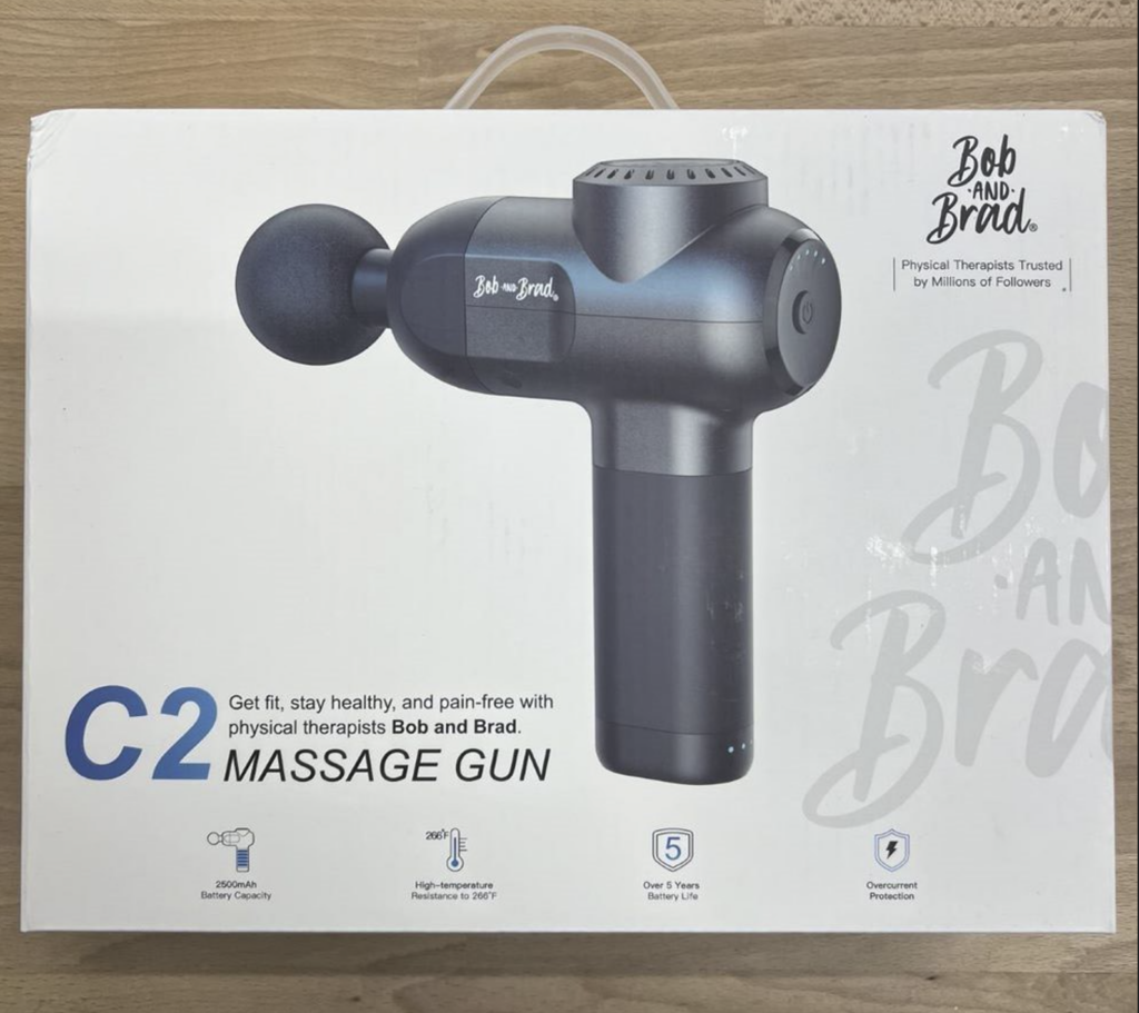 recensione pistola massaggio Bob and Brad C2