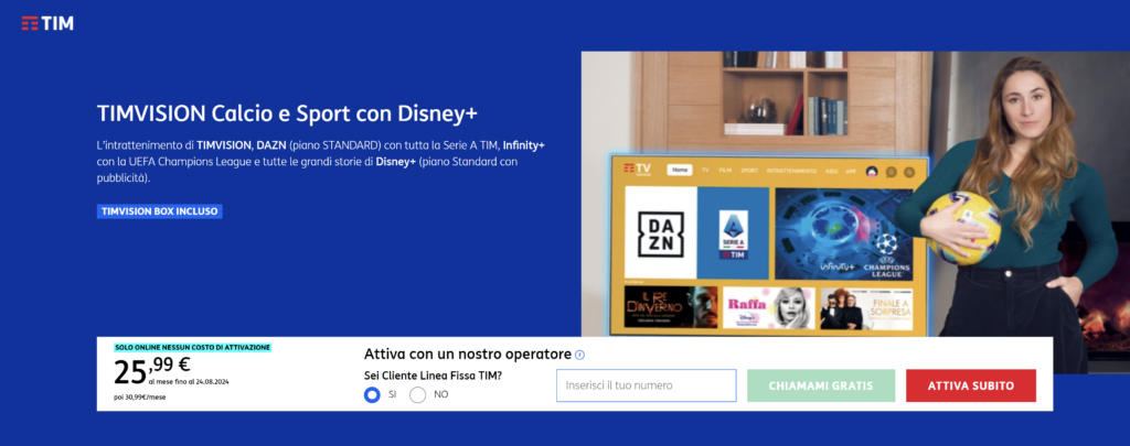 timvision calcio e sport offerta 