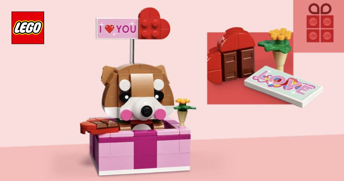 LEGO San Valentino: ottieni in omaggio il dolce set Scatola dell'Amore!