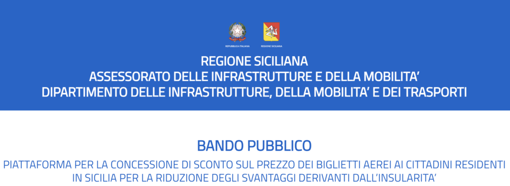 sconto voli siciliani 