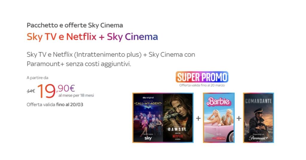 offerta speciale sky 