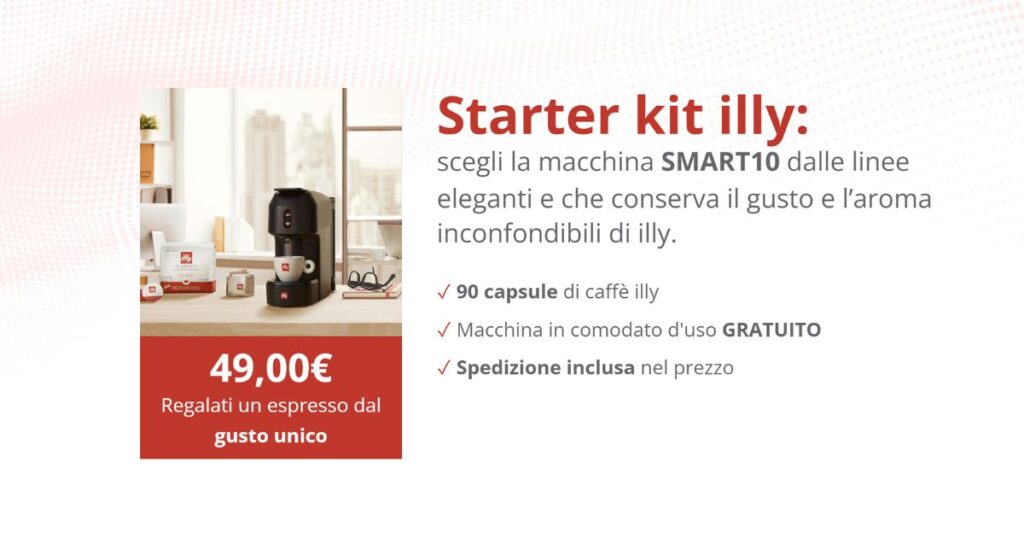 illy macchina caffè comodato d'uso