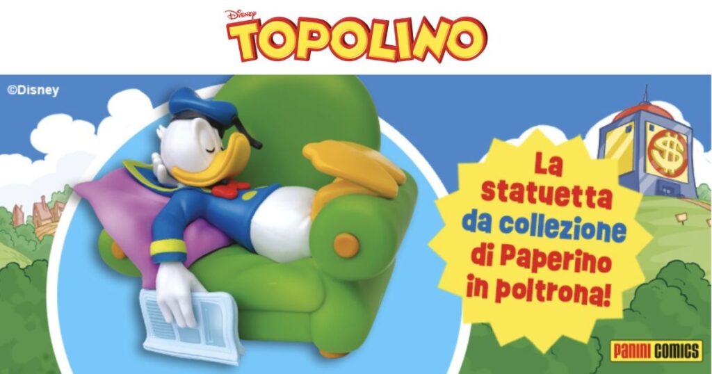 topolino statuetta paperino