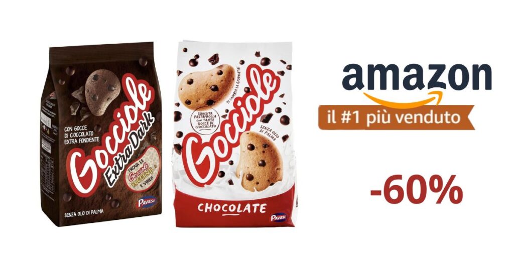 gocciole offerta amazon 