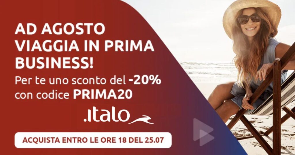italo codice sconto 