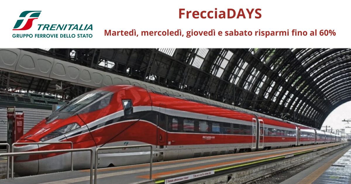 frecciadays trenitalia