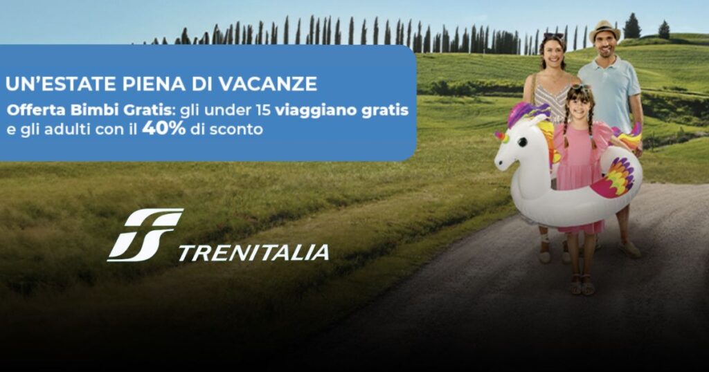 trenitalia bimbi gratis