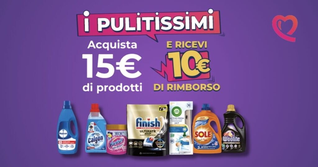 cashback i pulitissimi