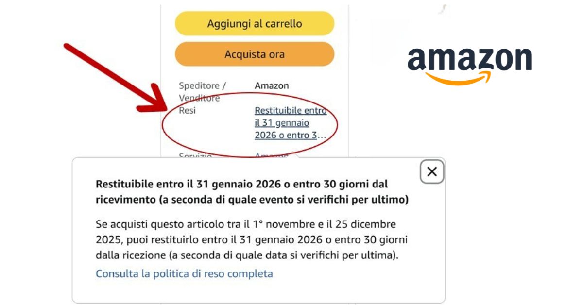 amazon reso prolungato