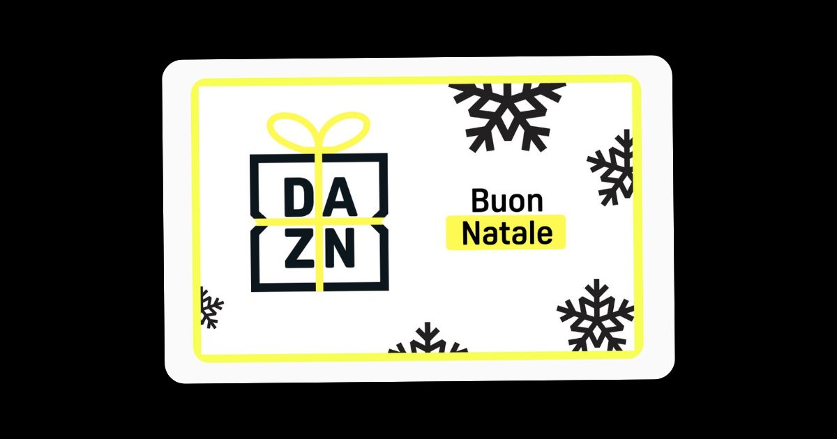 dazn christmas card 