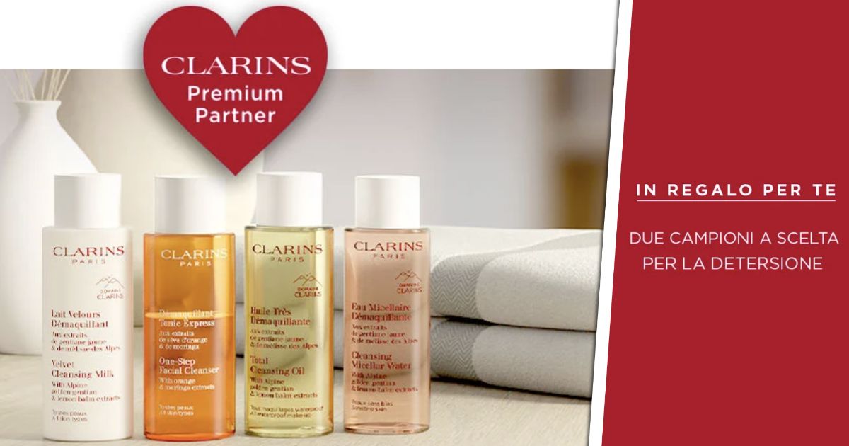 clarins campioni omaggio 