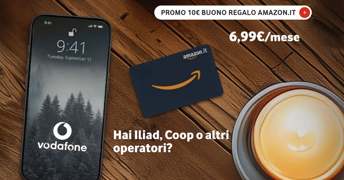 offerta vodafone buono amazon 