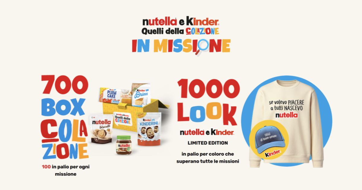 concorso quelli della colazione in missione 2025