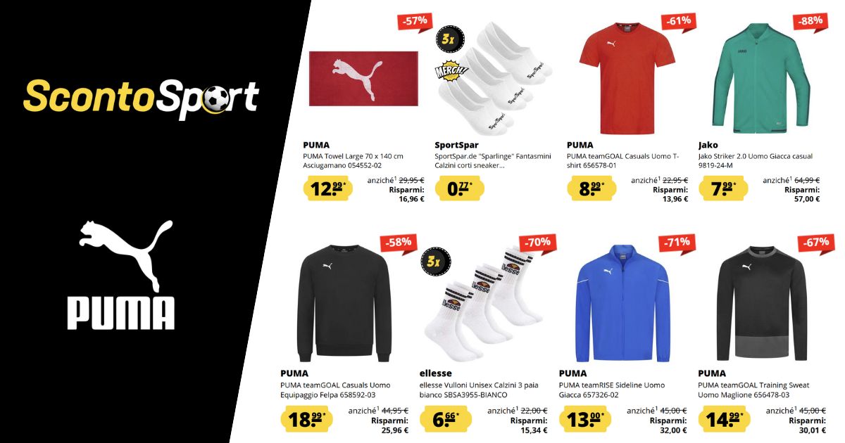 puma offerta scontosport