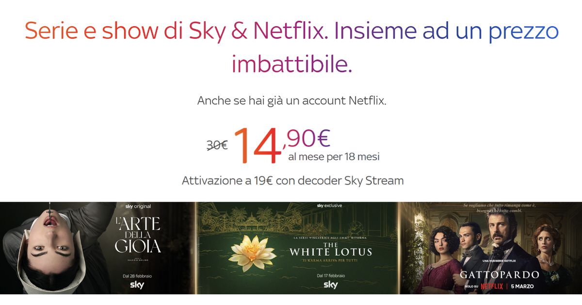 offerta sky intrattenimento