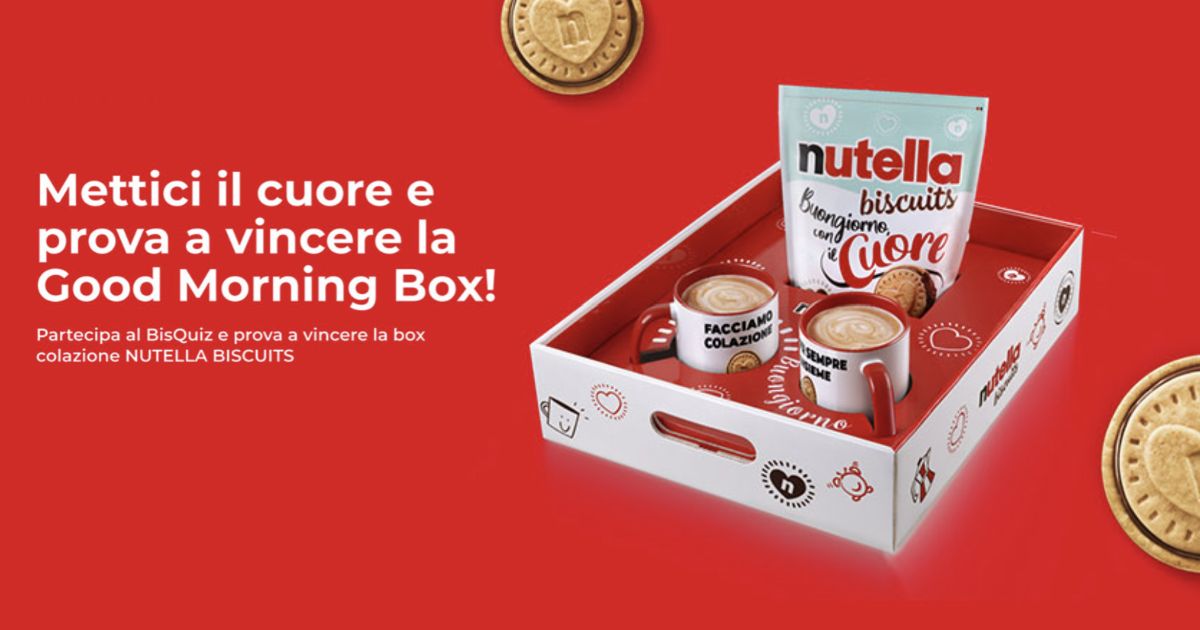 concorso box colazione nutella