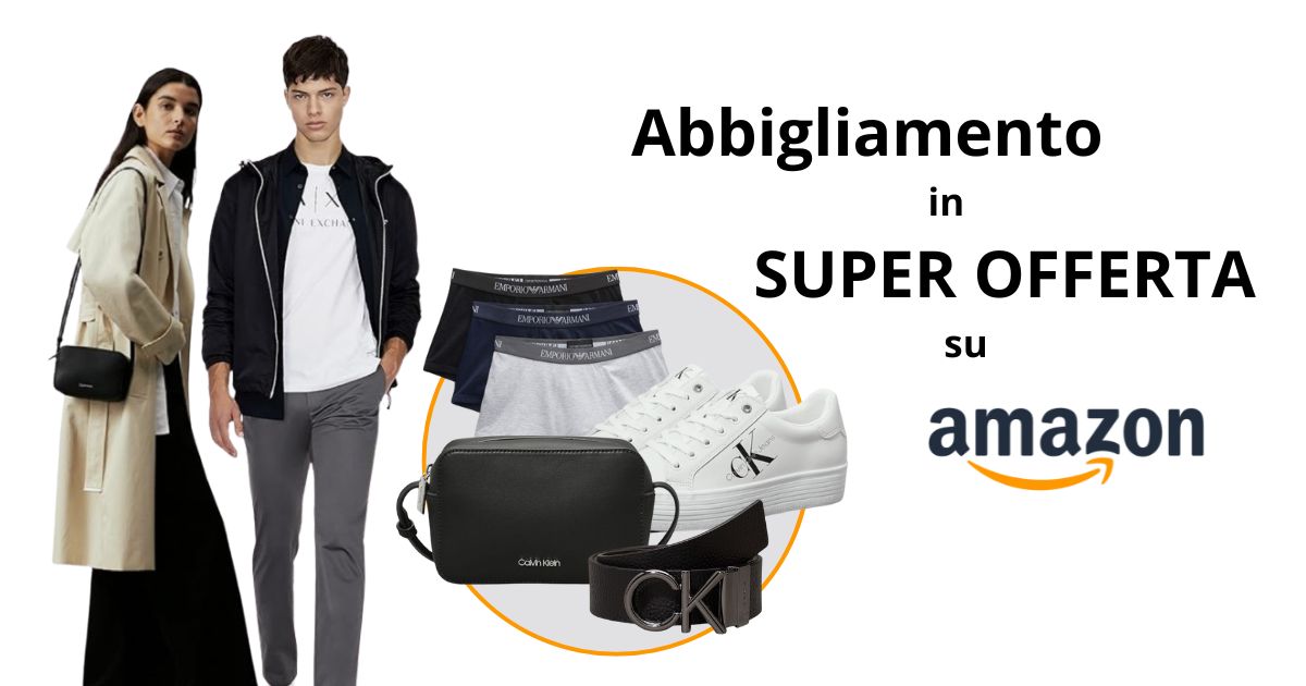 abbigliamento offerta amazon 