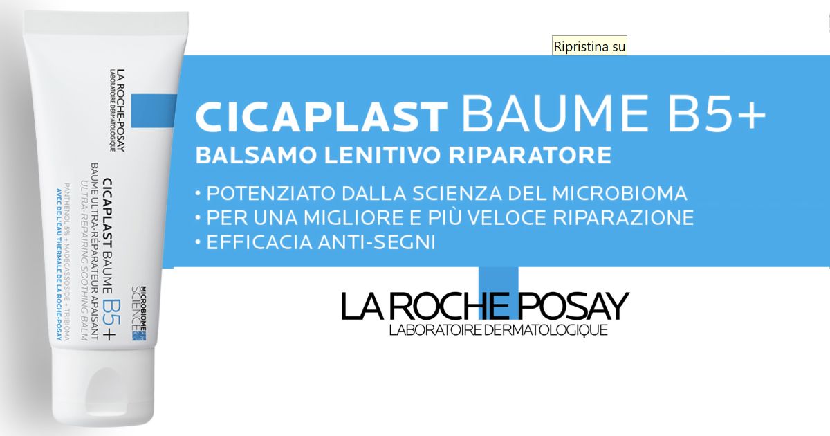 la roche-posay cicaplast omaggio