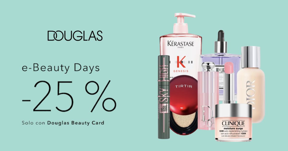 douglas e-beauty days