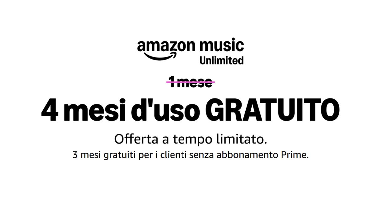 music unlimited prova gratis