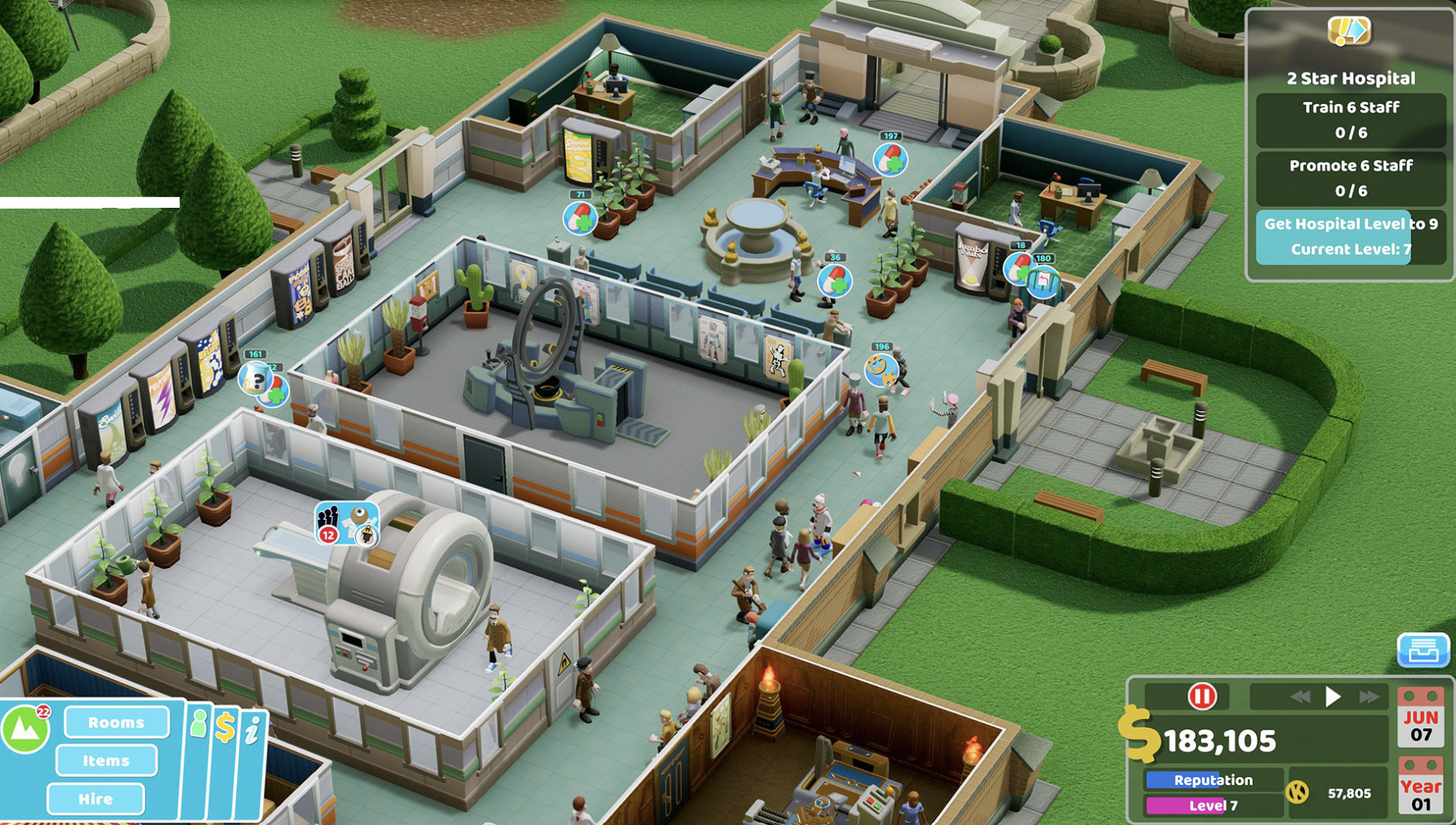 two point hospital gratis