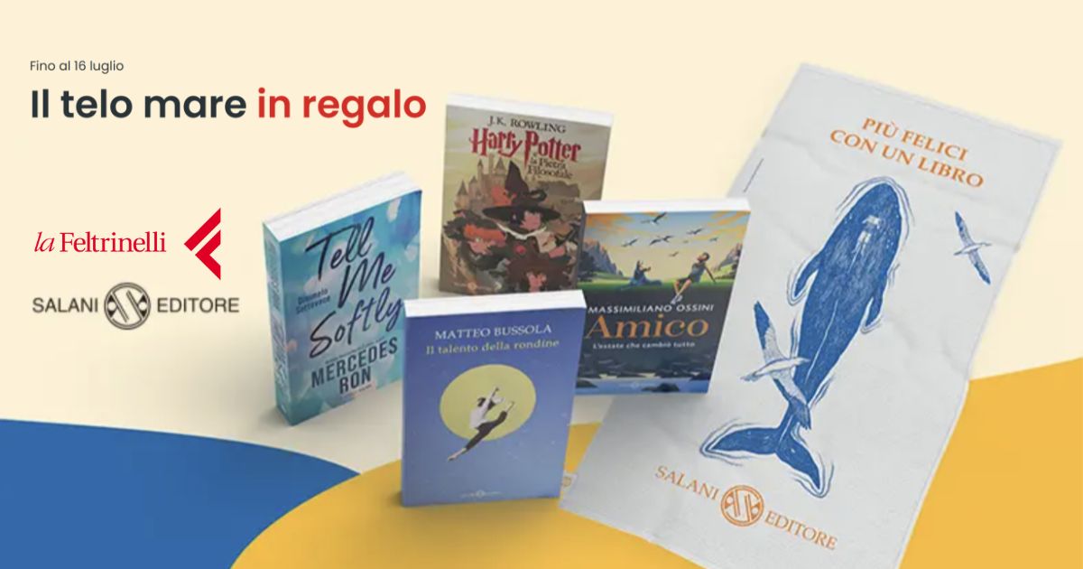 lafeltrinelli telo mare omaggio
