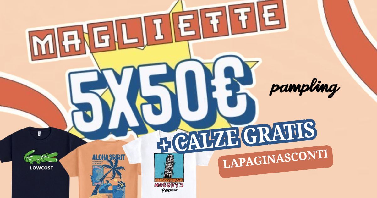 promo pampling magliette