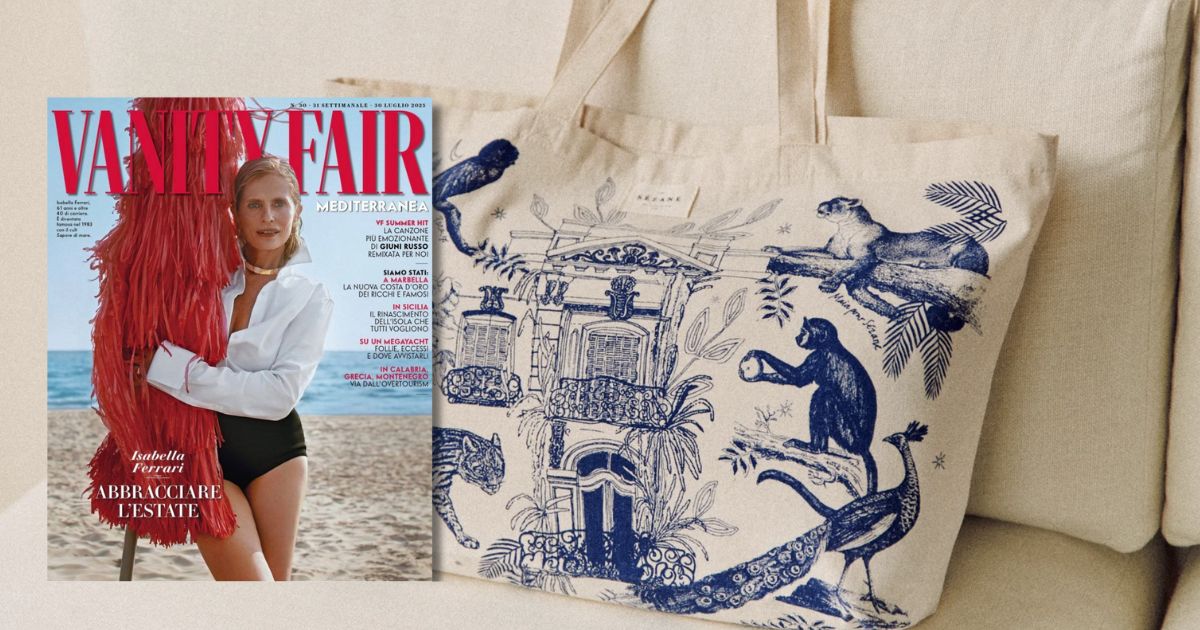 vanity fair tote bag sézane
