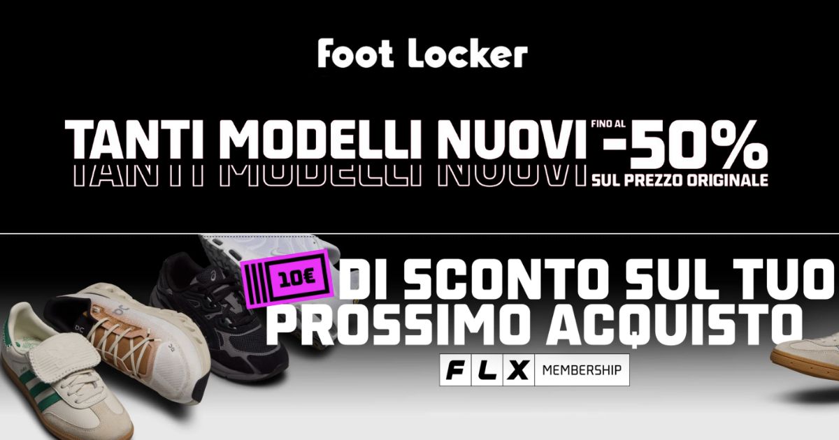 foot locker saldi estivi