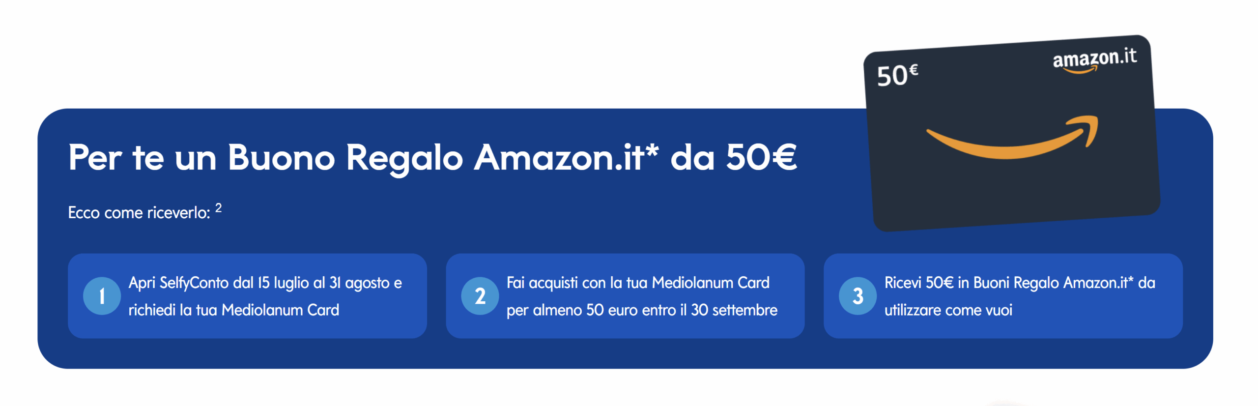 selfyconto buono amazon 