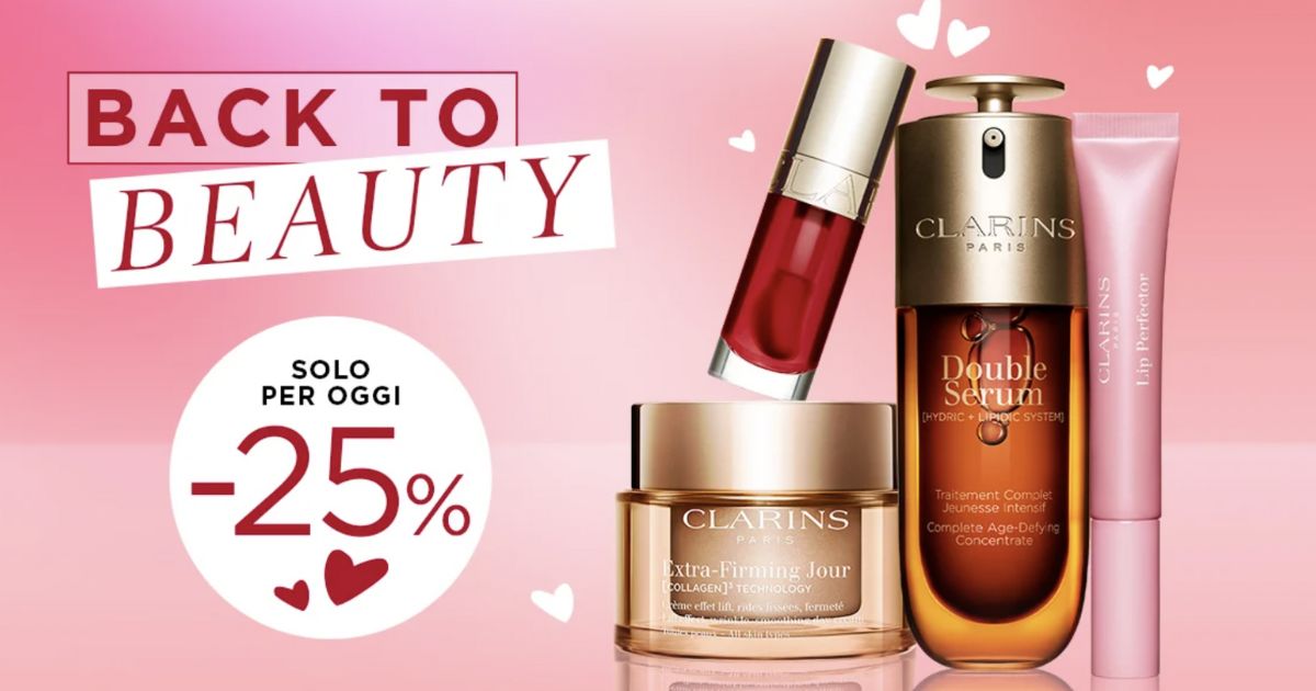 clarins back to beauty