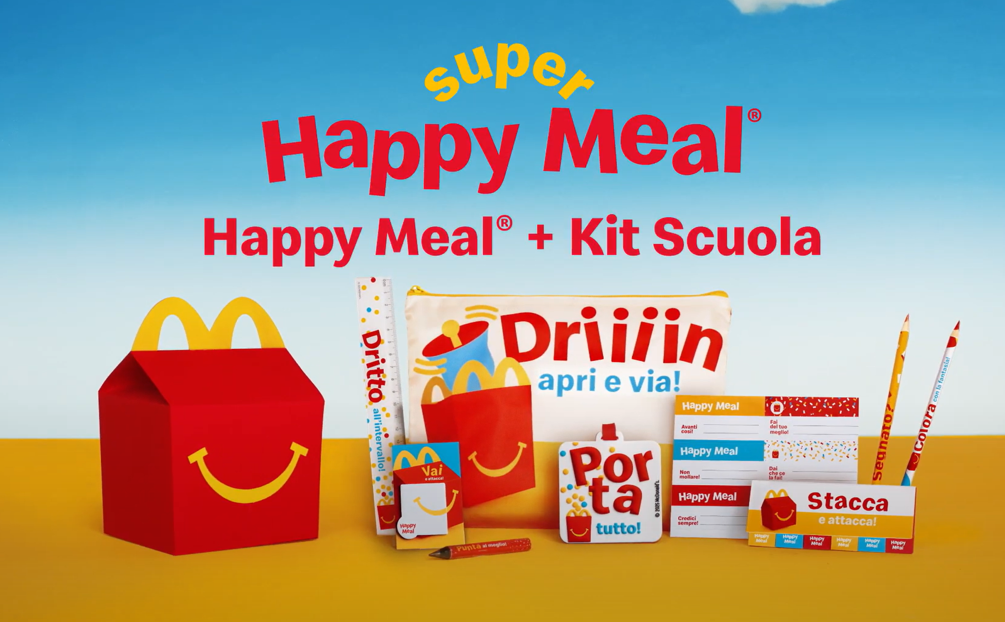 mcdonald's kit scuola 