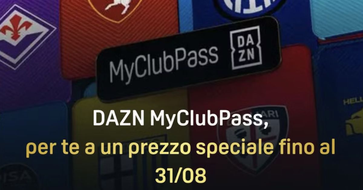 dazn myclubpass offerta 