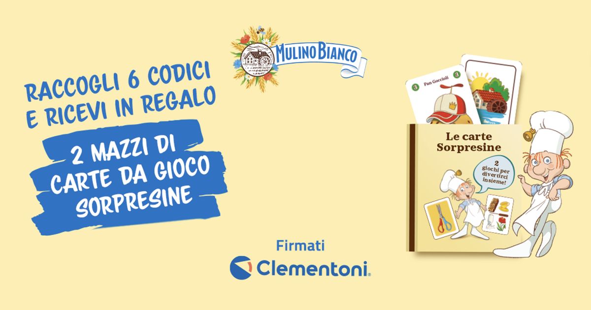 mulino bianco sorpresine 
