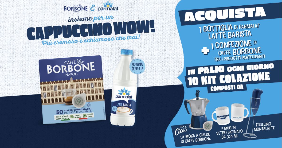 concorso caffè borbone e parmalat